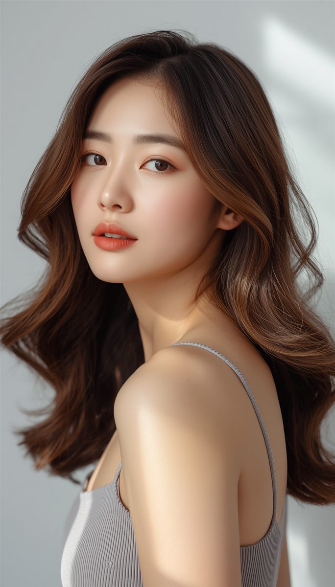 내추럴 웨이브 펌 스타일 1